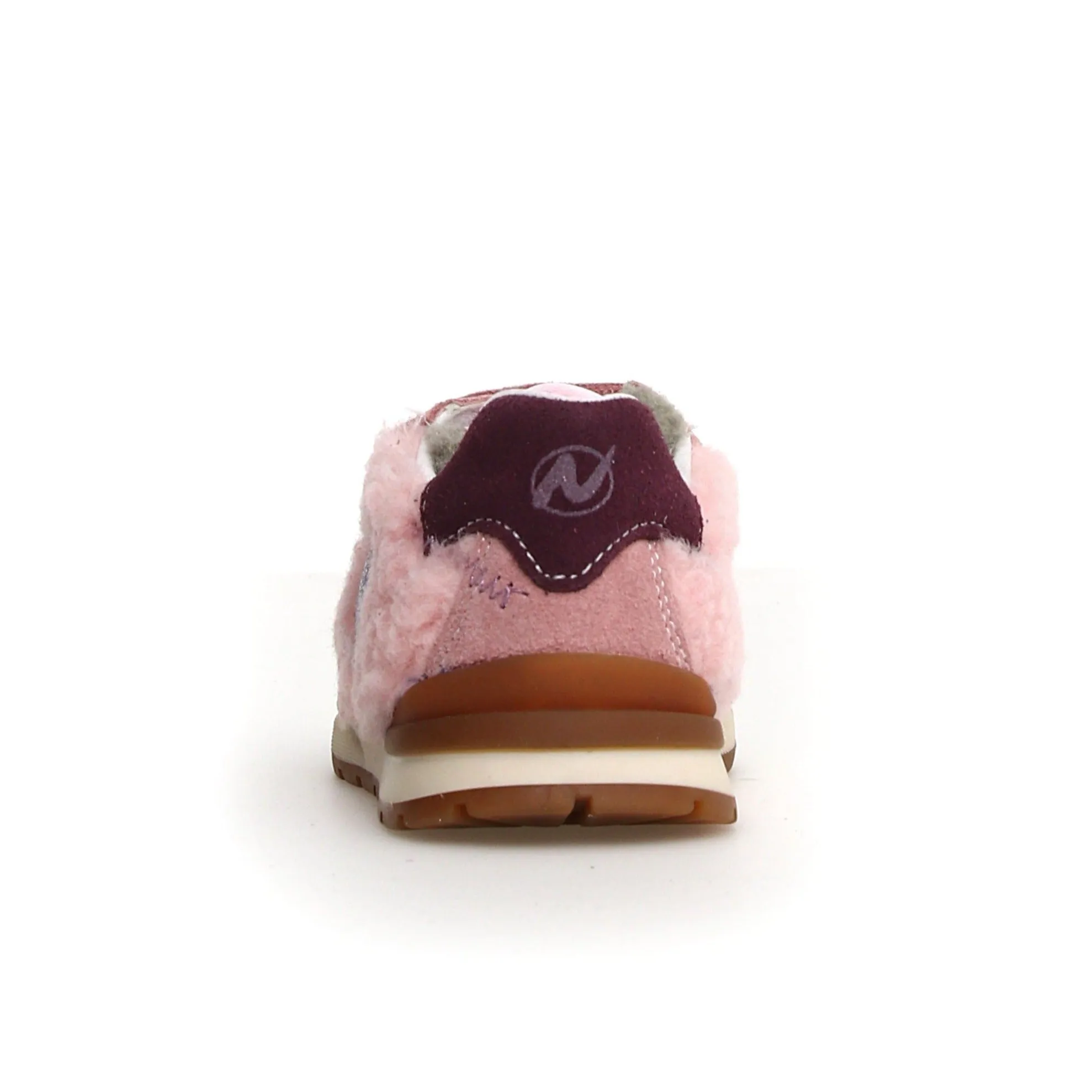 Naturino Quelly VL | Suede/Pink Fur Kids Sneakers