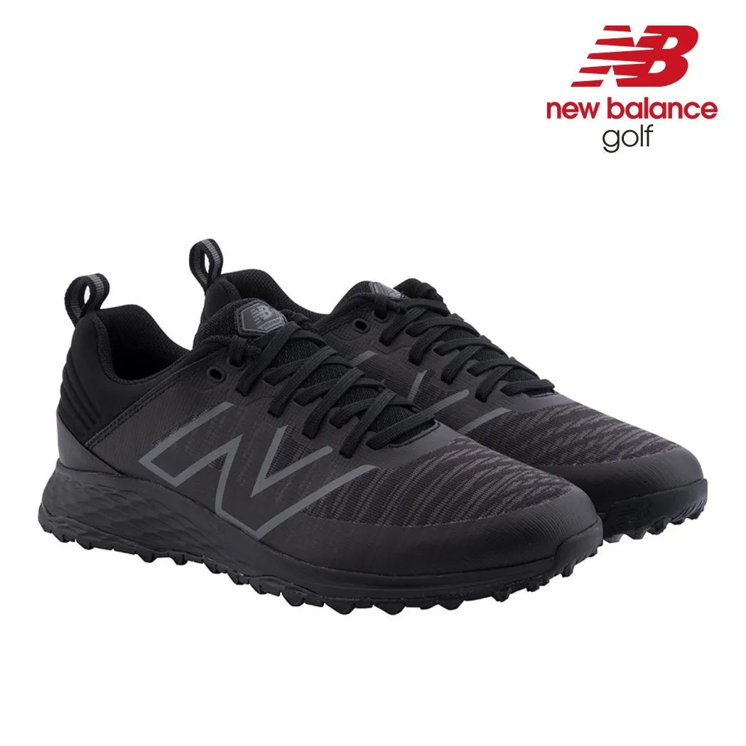 New Balance Mens Fresh Foam Contend V2 Golf Shoes - Spikeless - Black - All Sizes
