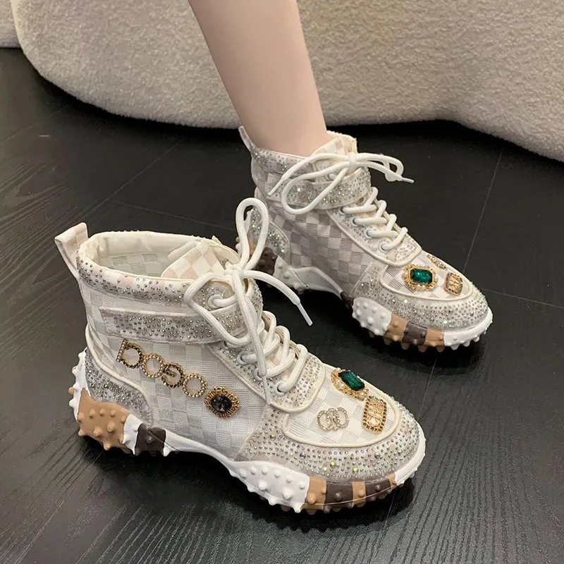 New Women GlamRock Luxe Sneakers