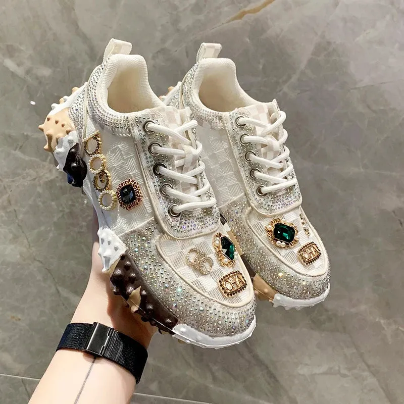 New Women GlamRock Luxe Sneakers