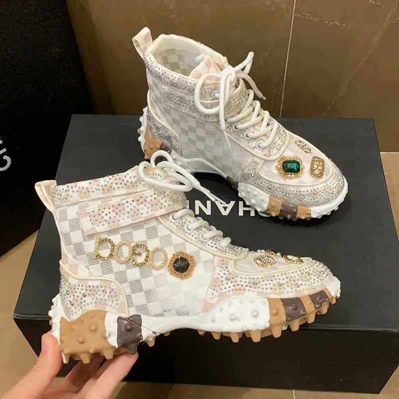 New Women GlamRock Luxe Sneakers