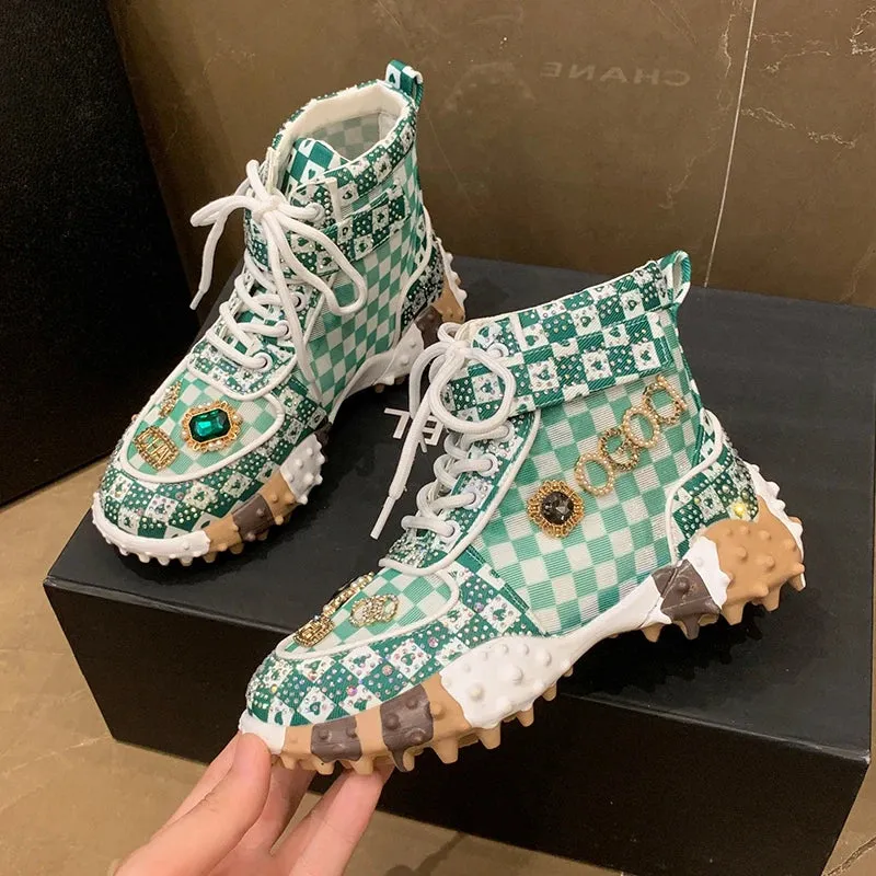 New Women GlamRock Luxe Sneakers