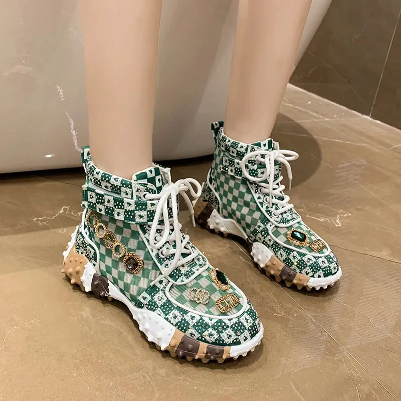 New Women GlamRock Luxe Sneakers