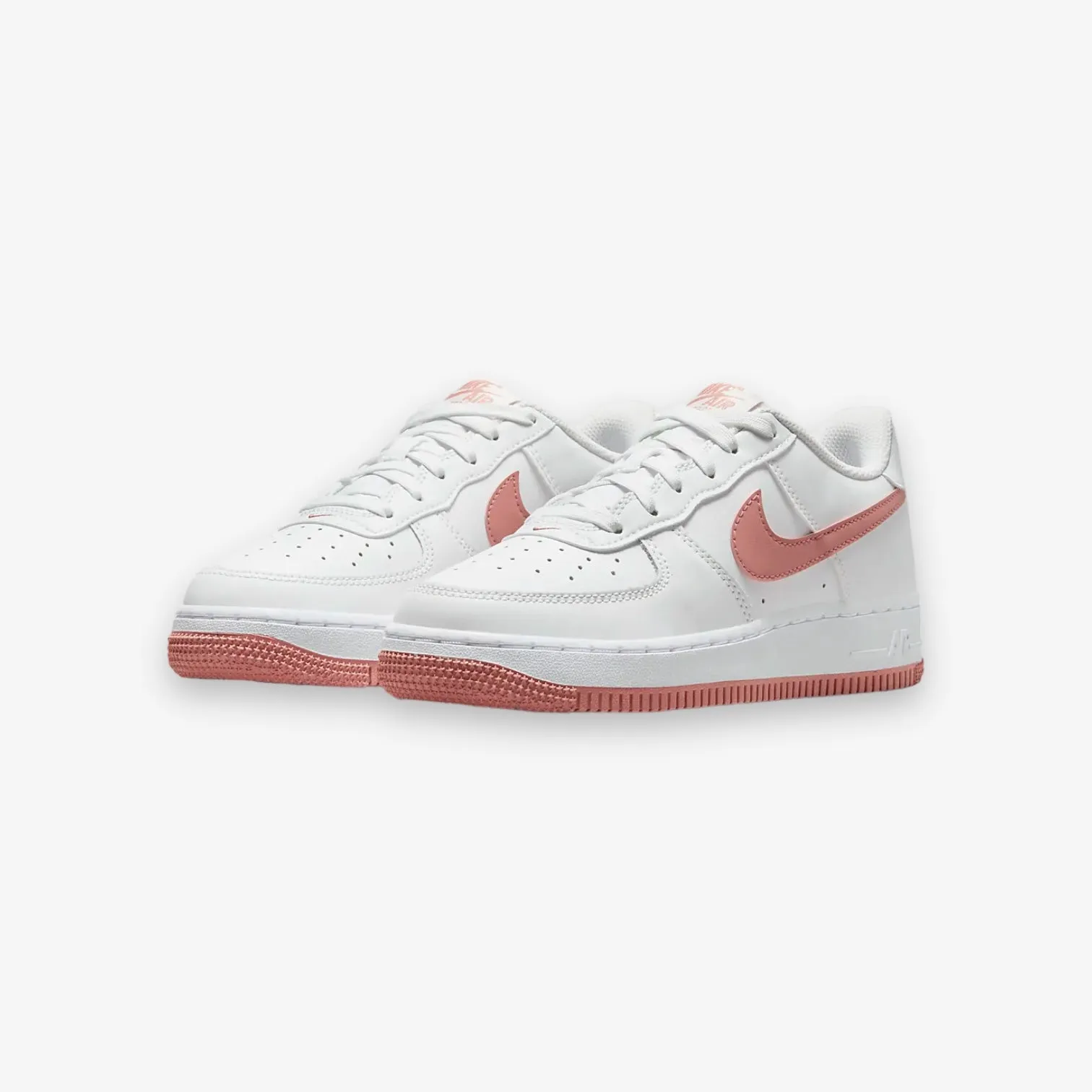 NIKE AIR FORCE 1 GS Summit White Red Stardust DV7762-102