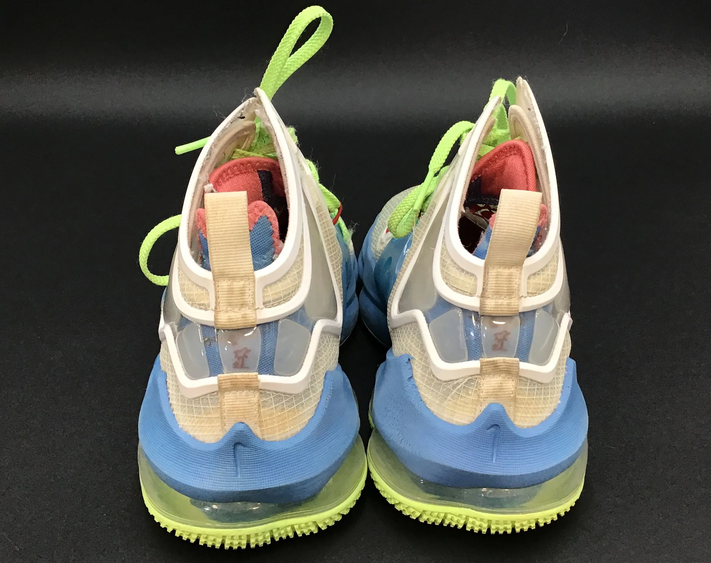 Nike Boys Lebron 19 Blue Basketball Athletic Shoes - Size 6Y