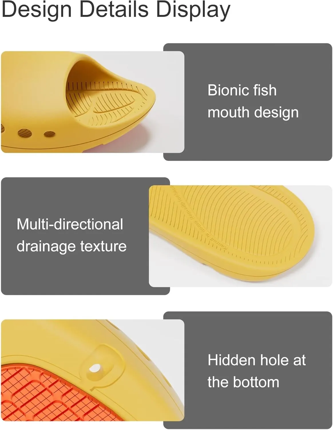Non Slip Shower Shoes, Lightweight Indoor House Slides Bathroom Shower Sandals Slippers for Women and Men