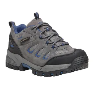 Non Toxic Dyes Ridge Walker Low M359-Grey/Blue | Propet Ridge Walker Low M359-Grey/Blue | Propet Flats tennis shoes