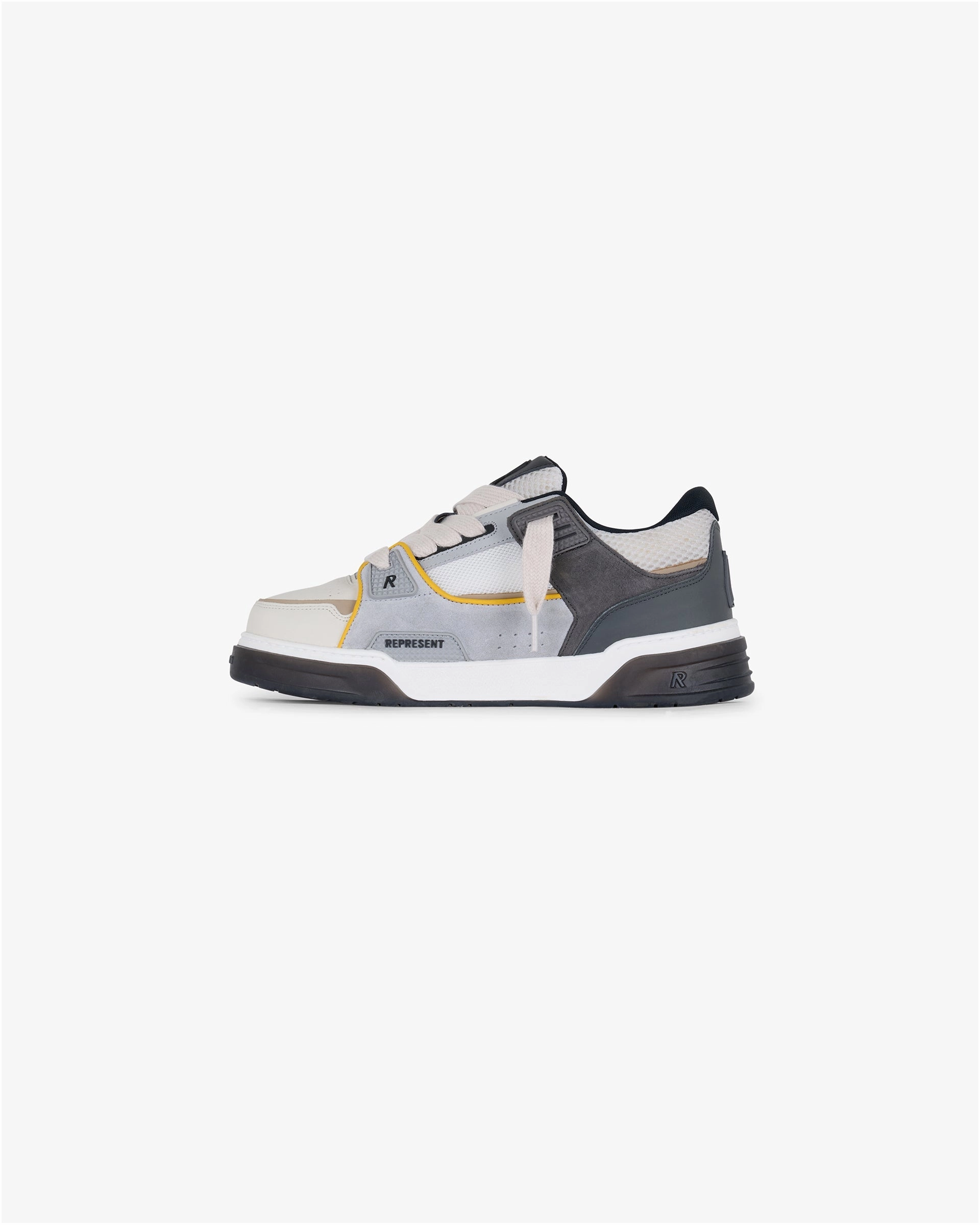 Eco Friendly Manufacturing Process Refined Ease Studio Sneaker - Suede Mix - Beige Yellow