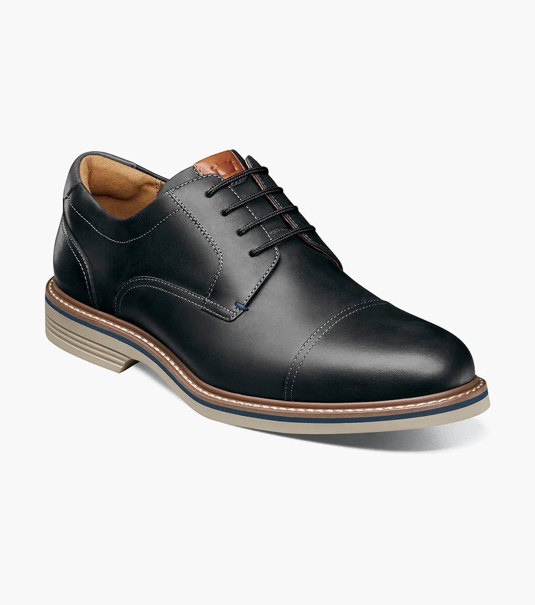 series Norwalk Cap Toe Oxford- Black CH| Florsheim