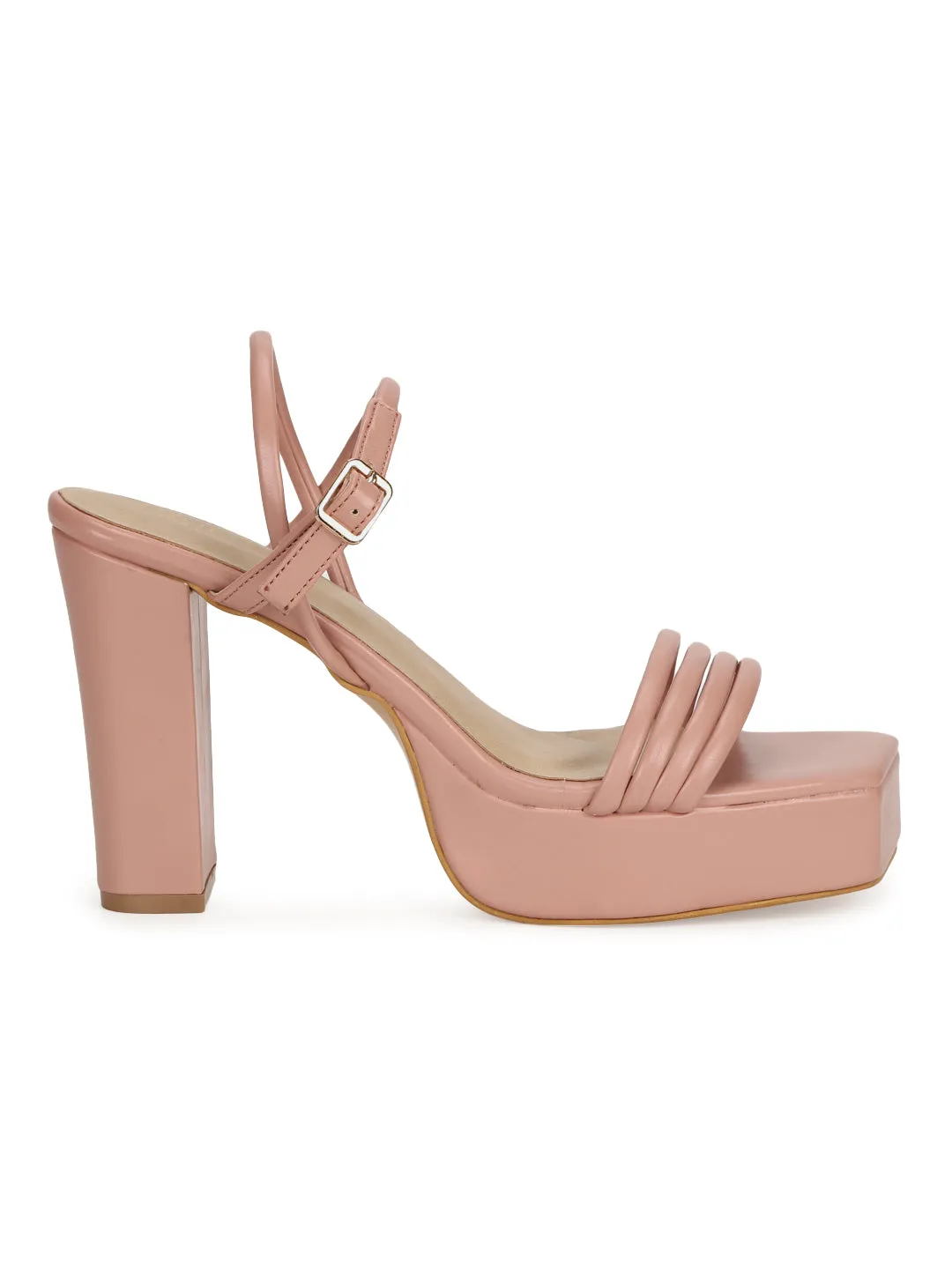 Nude PU Strappy Platform Heel Sandals (TC-SLC-B61-NUD)