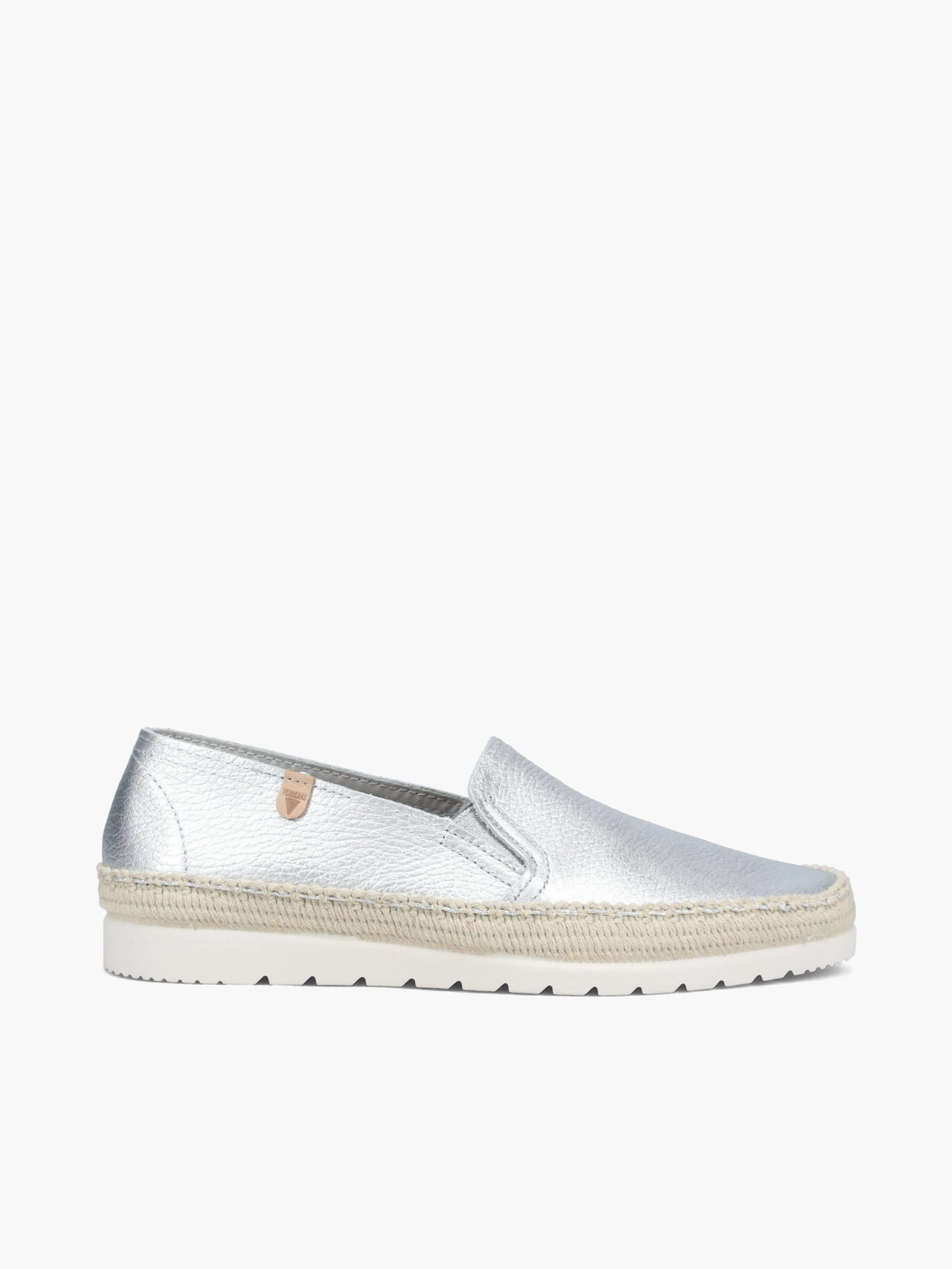 Nuria Plata Metal Leather Healthy Walk