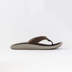 Olukai Ulele (Men's) - Dark Wood Quick Dry Design Contoured Shape Olukai Ulele (Men's) - Dark Wood