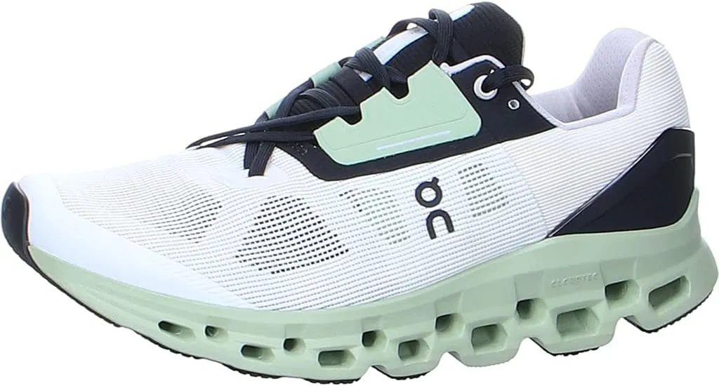 ON Men's Cloudstratus Synthetic Textile Trainers, White, 14 US