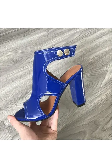 Open Toe Block Heel  Sandals
