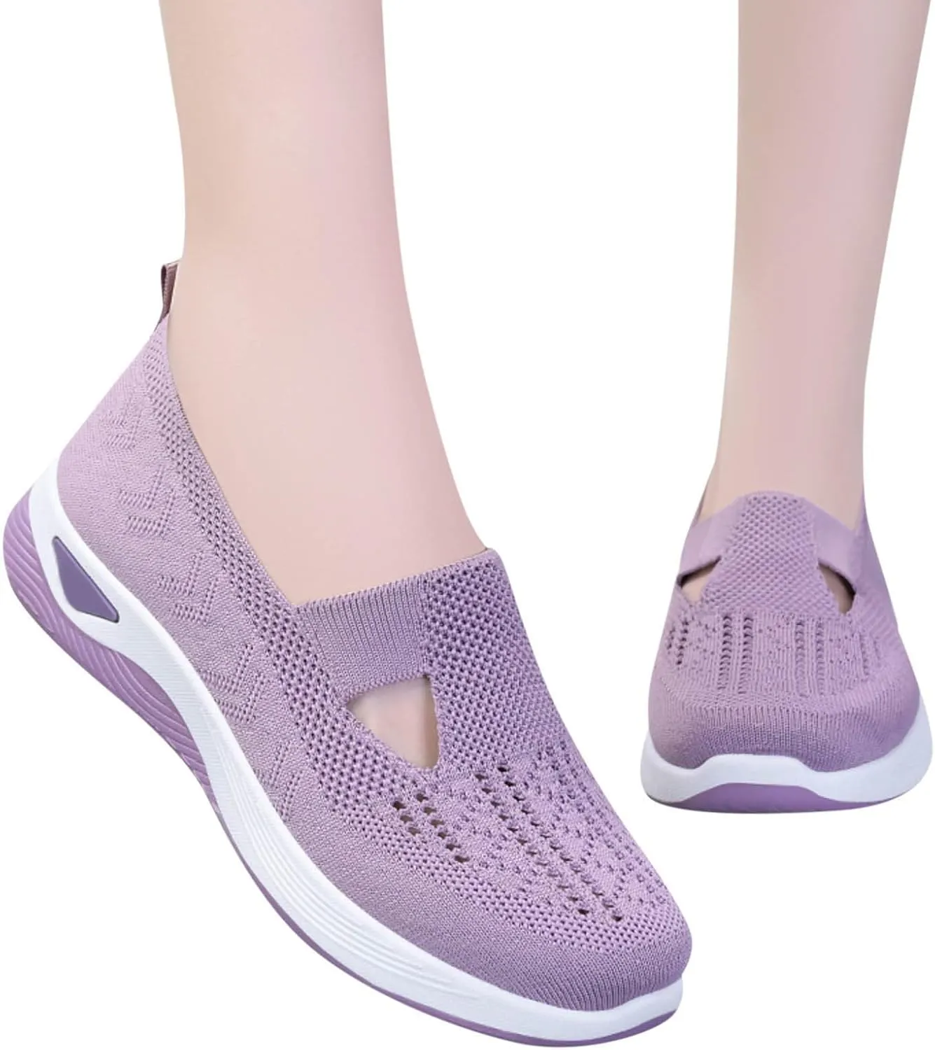 Orthopedic Shoes for Women Woven Slip on Walking Running Shoes for Men Sports Men's Casual Shoes Fashion Sneakers Tennis Shoe Loafers Casual Slip On