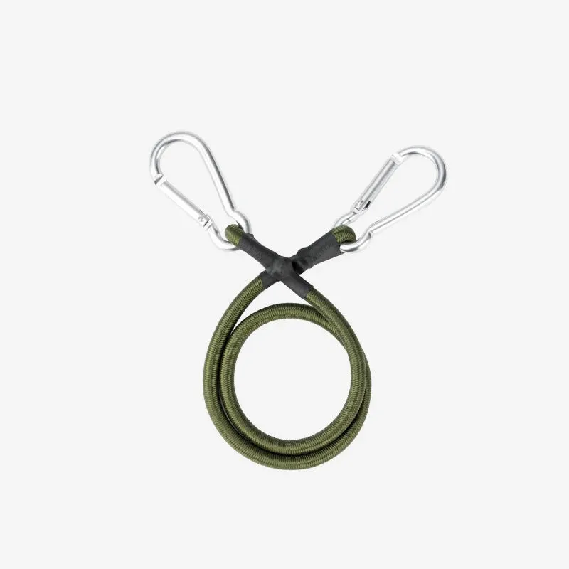 Outdoor Mountaineering Buckle Elastic Rope 8mm Thick Elastic Rope Luggage Tie Belt Tent Rope Hook Camping