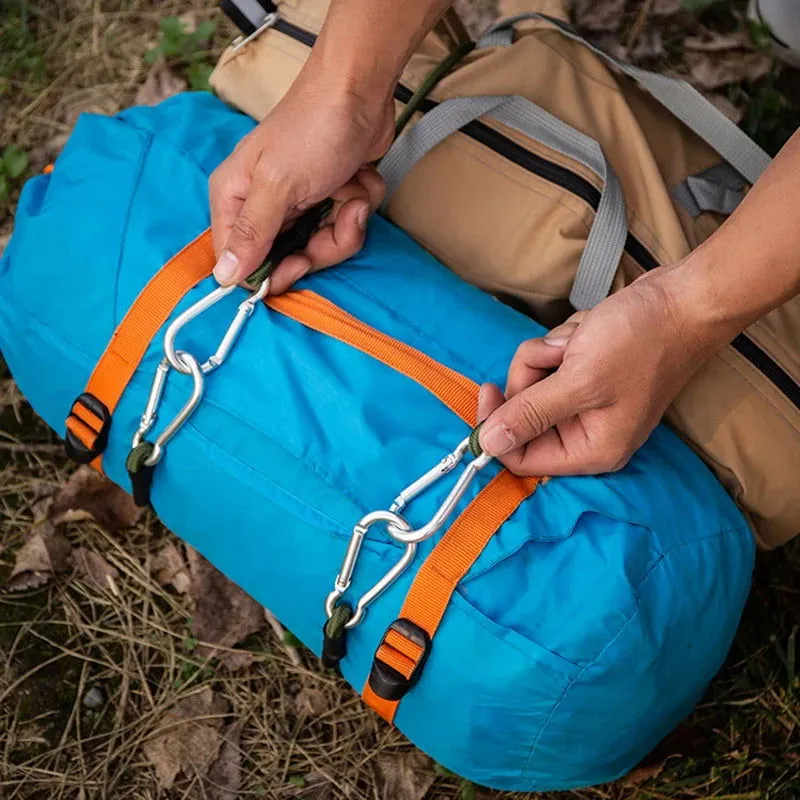 Outdoor Mountaineering Buckle Elastic Rope 8mm Thick Elastic Rope Luggage Tie Belt Tent Rope Hook Camping