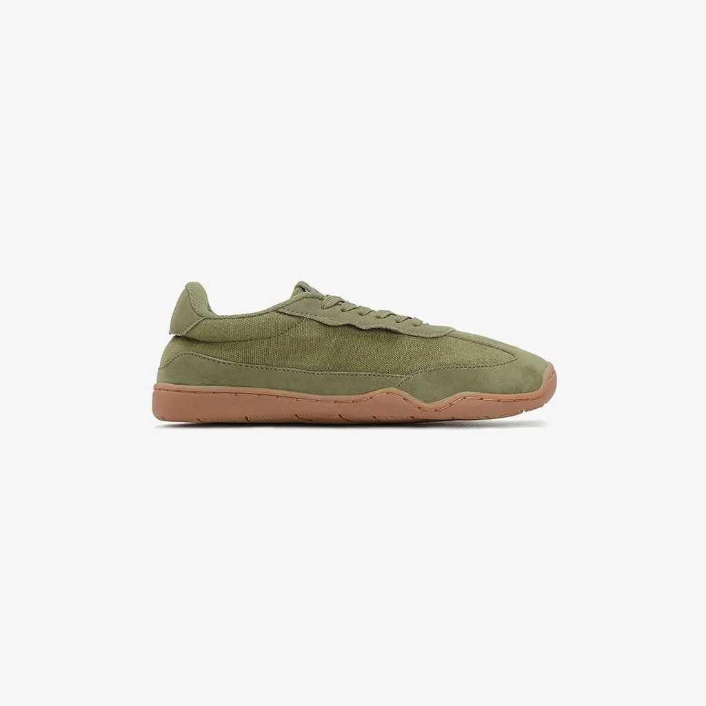 Pada Barefoot Sneakers - Olive On Gum