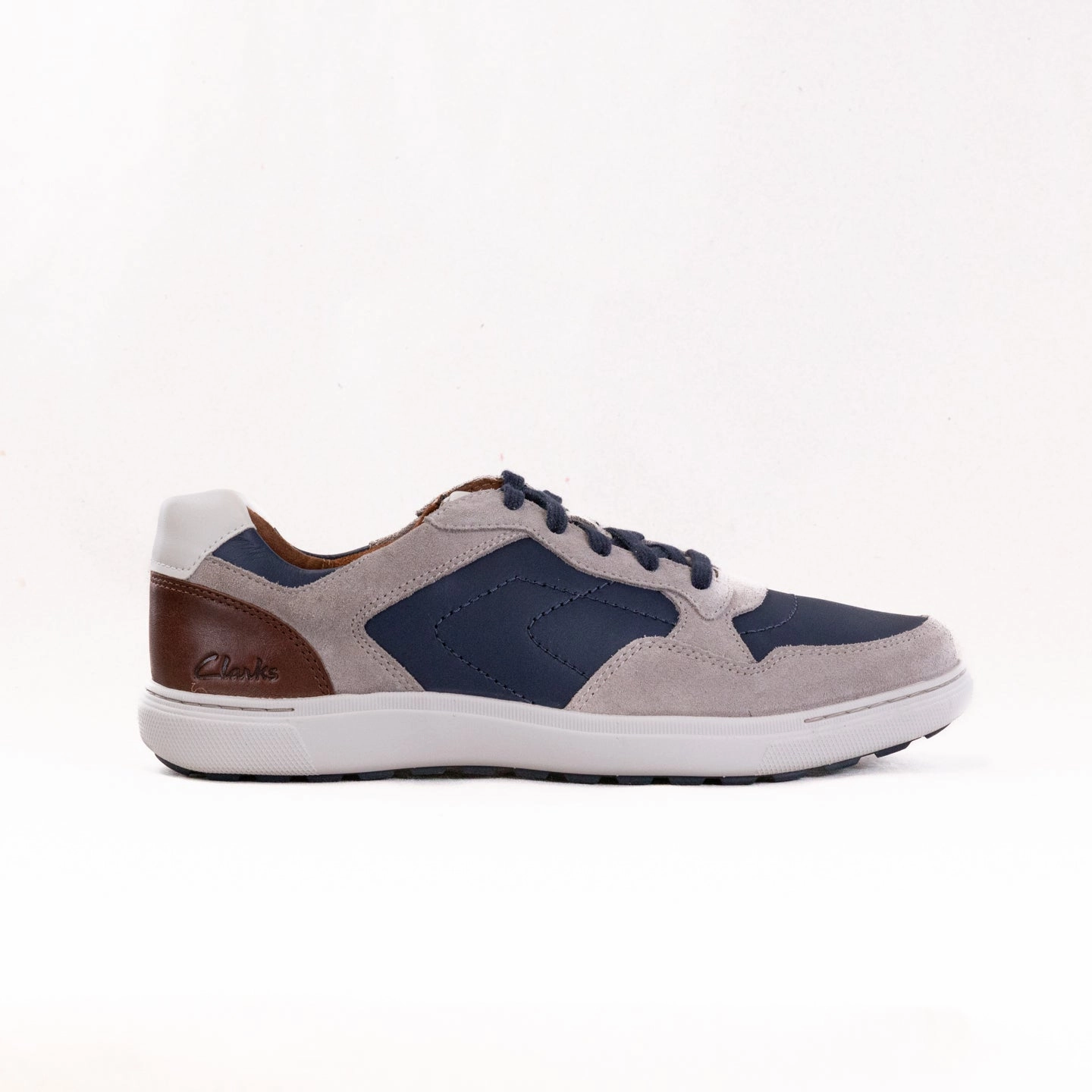 Clarks Mapstone Sport (Men's) - Grey Combination Rock Path Flip Hike