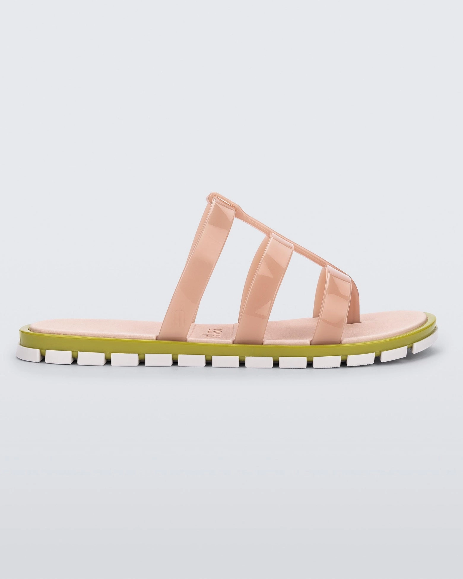Path Slide - Pink/Green yoga enthusiasts Ultra Grip Outsole Texture