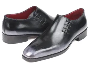 Paul Parkman Side Lace Oxfords Gray Burnished