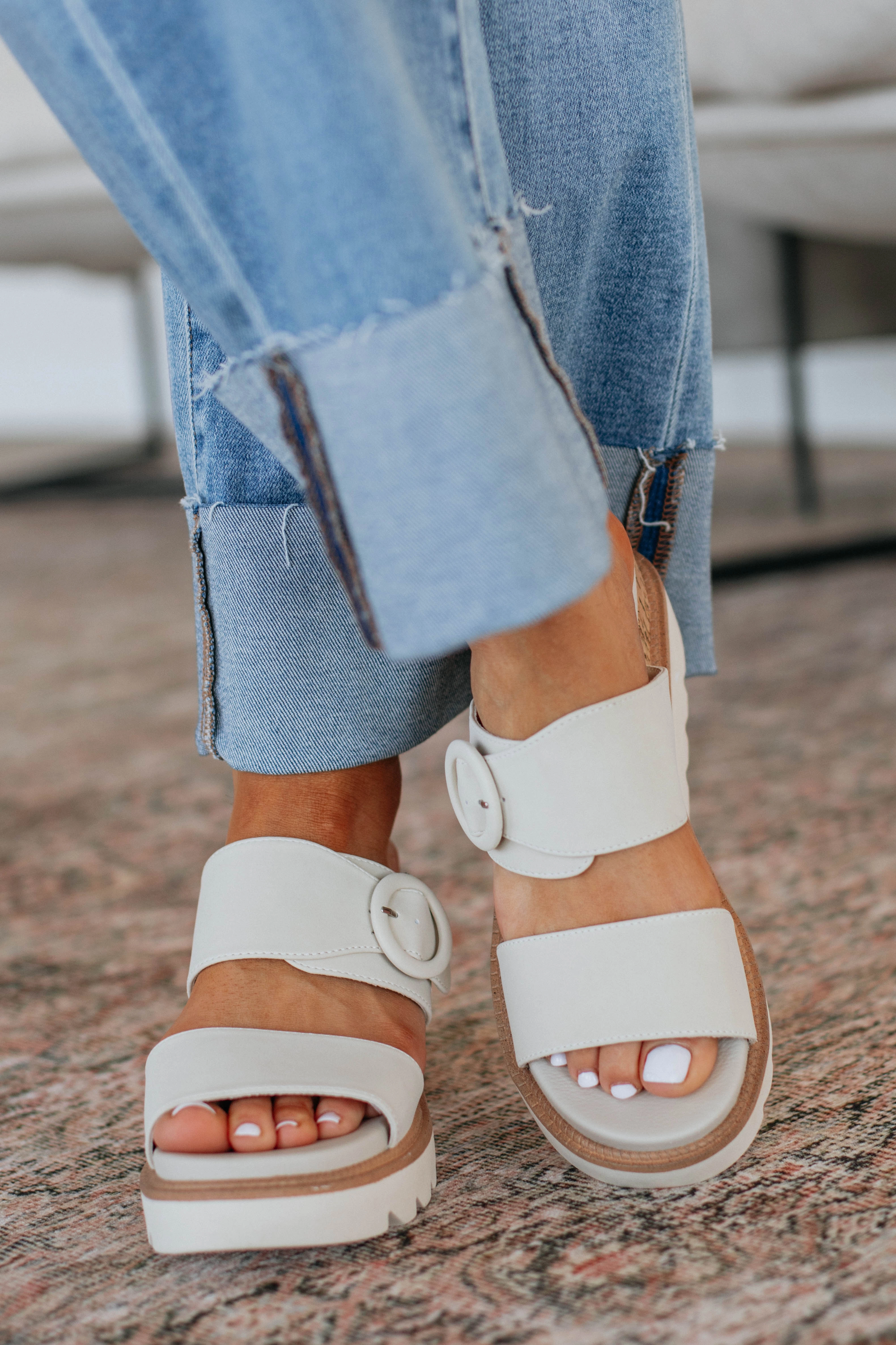 Heel Stabilizer Wide toe box Ease My Mind Sandals