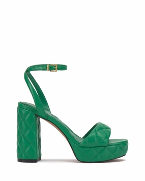 Pendry Quilted Platform Sandal Arch Stabilizer Bar AI Path Strap Mode Pendry Quilted Platform Sandal