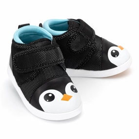 Penguin Squeaky Toddler Shoes | Sparkly Black Air-Stream Penguin Squeaky Toddler Shoes | Sparkly Black quick dry Quick Life