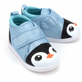 Penguin Squeaky Toddler Shoes Blue Sparkly Version 2 2025 platform Sky Blue Arch support Penguin Squeaky Toddler Shoes Blue Sparkly Version 2 2025