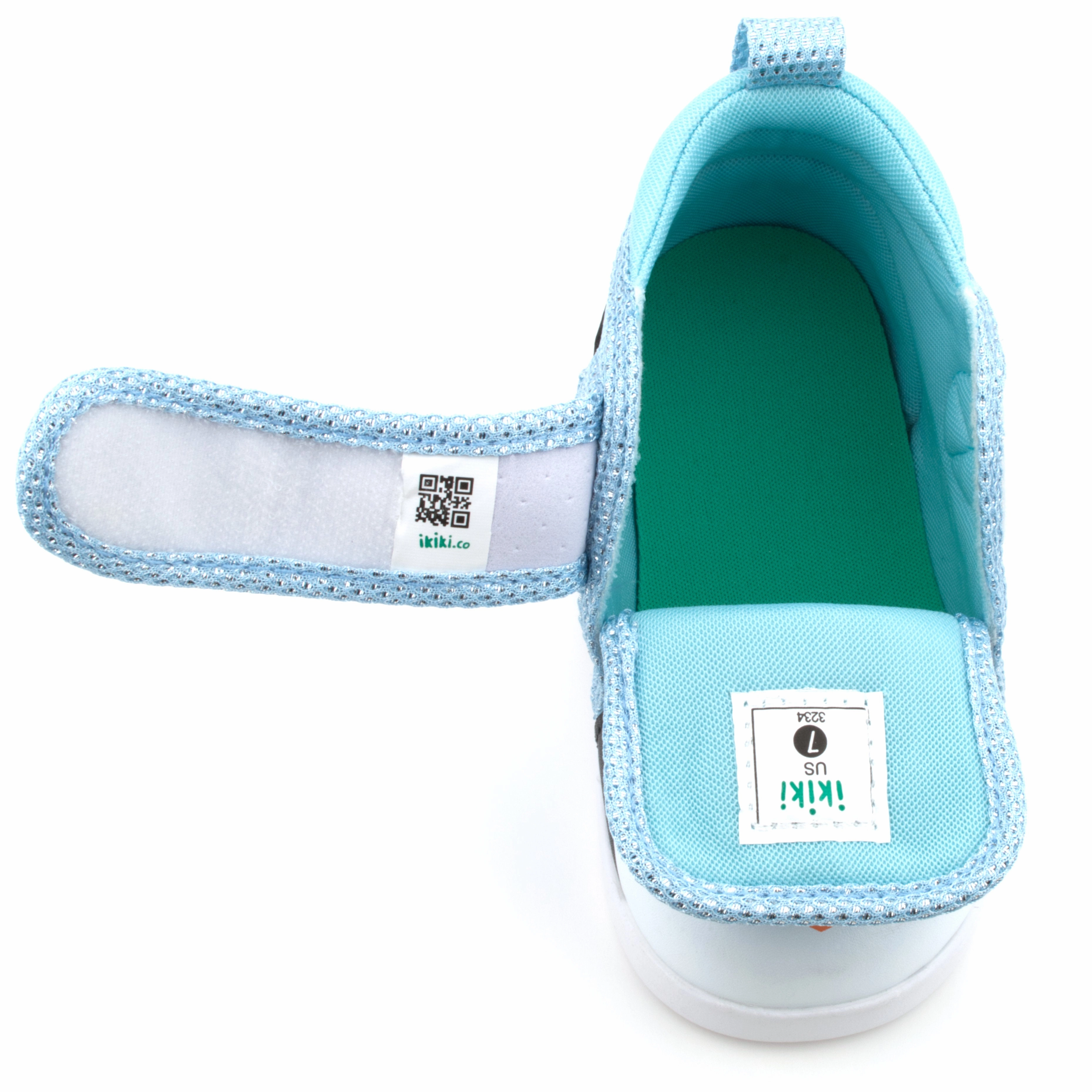 Penguin Squeaky Toddler Shoes Blue Sparkly Version 2 2025 Foam Lining Standing Workers Ergonomic Footbed Shape