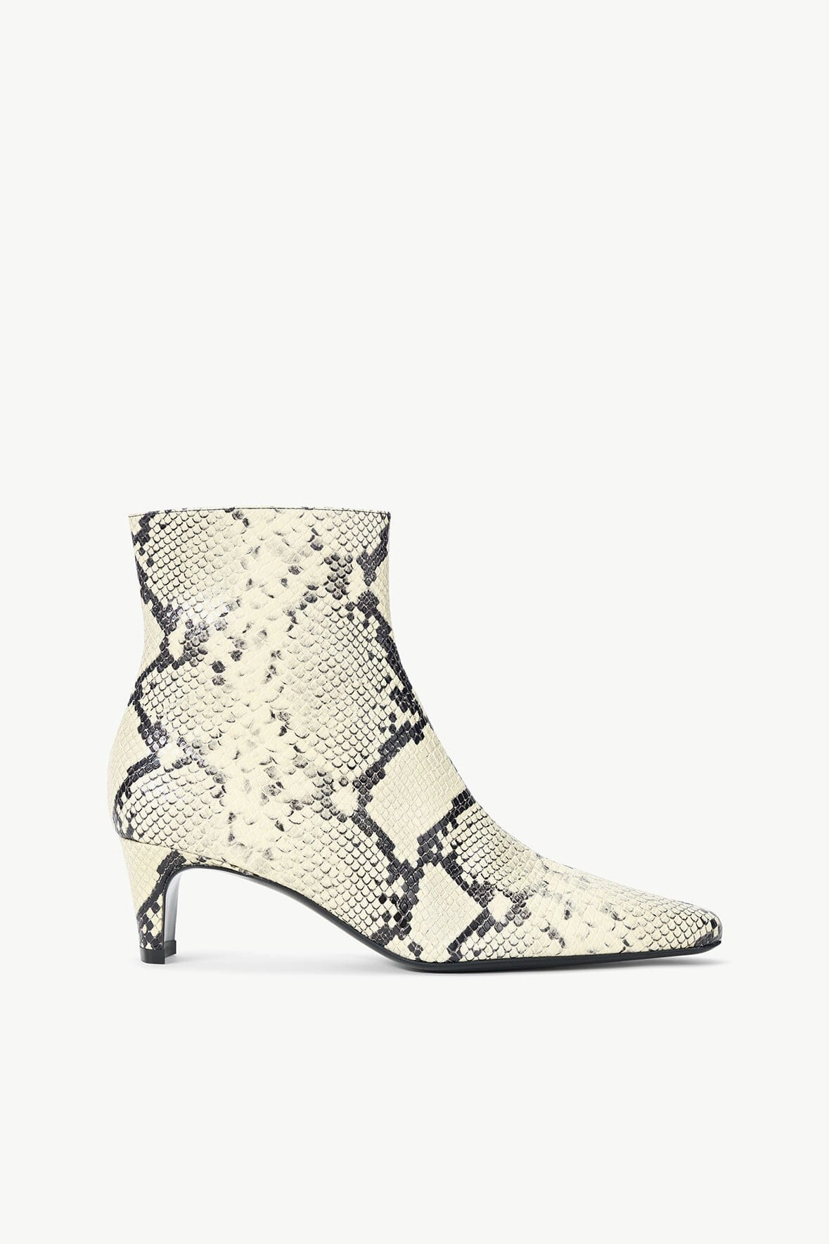 Orthotic Ready Footbed Sport Edge WALLY ANKLE BOOT | WHITE SNAKE