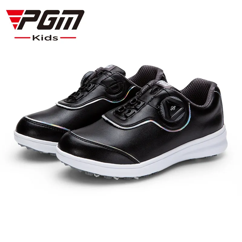 PGM XZ231 kids golf ball shoes rubber premium zapatos de sepatu custom golf shoes