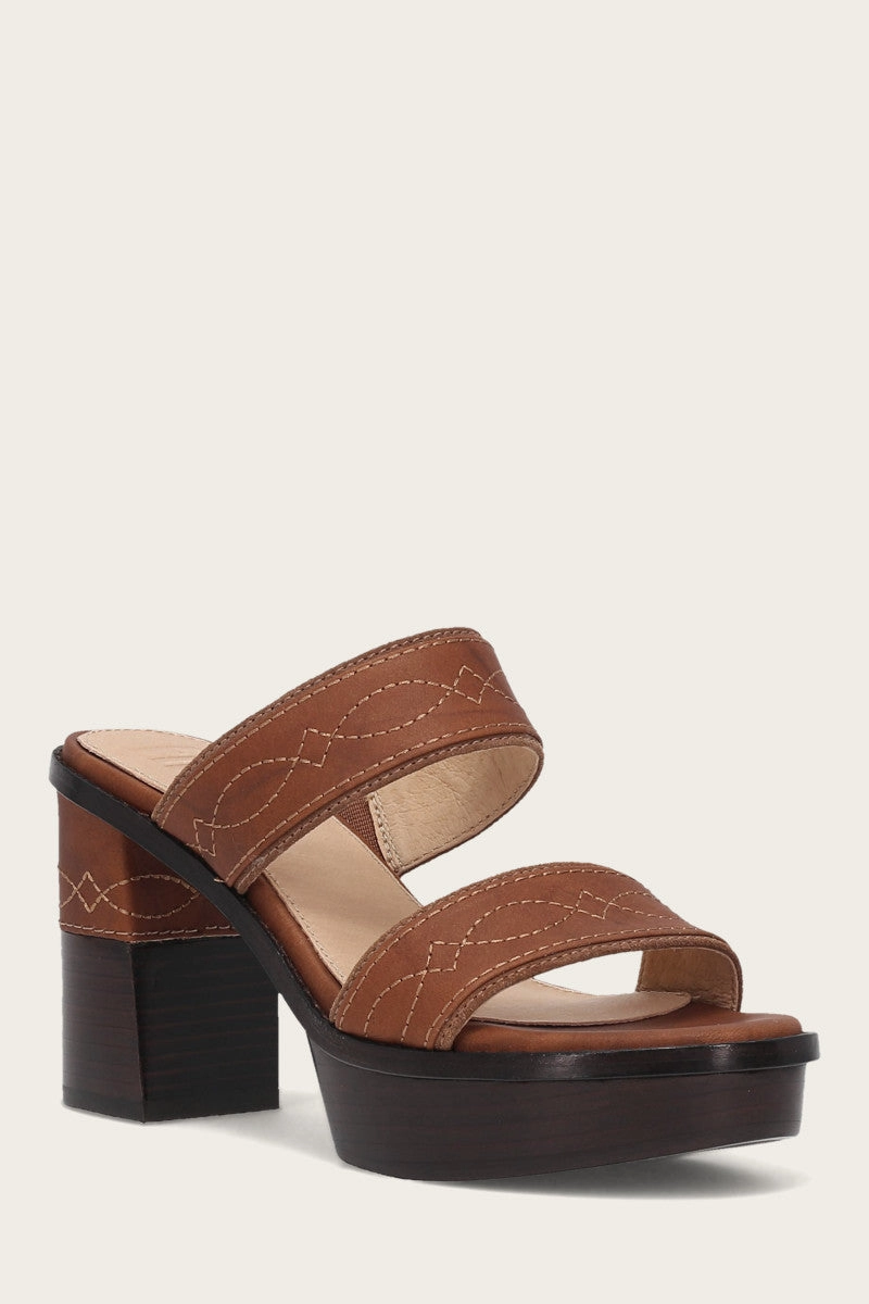 High Impact Cushioning Pipa Woodstock 2 Band Platform Sandal - Pre-Loved