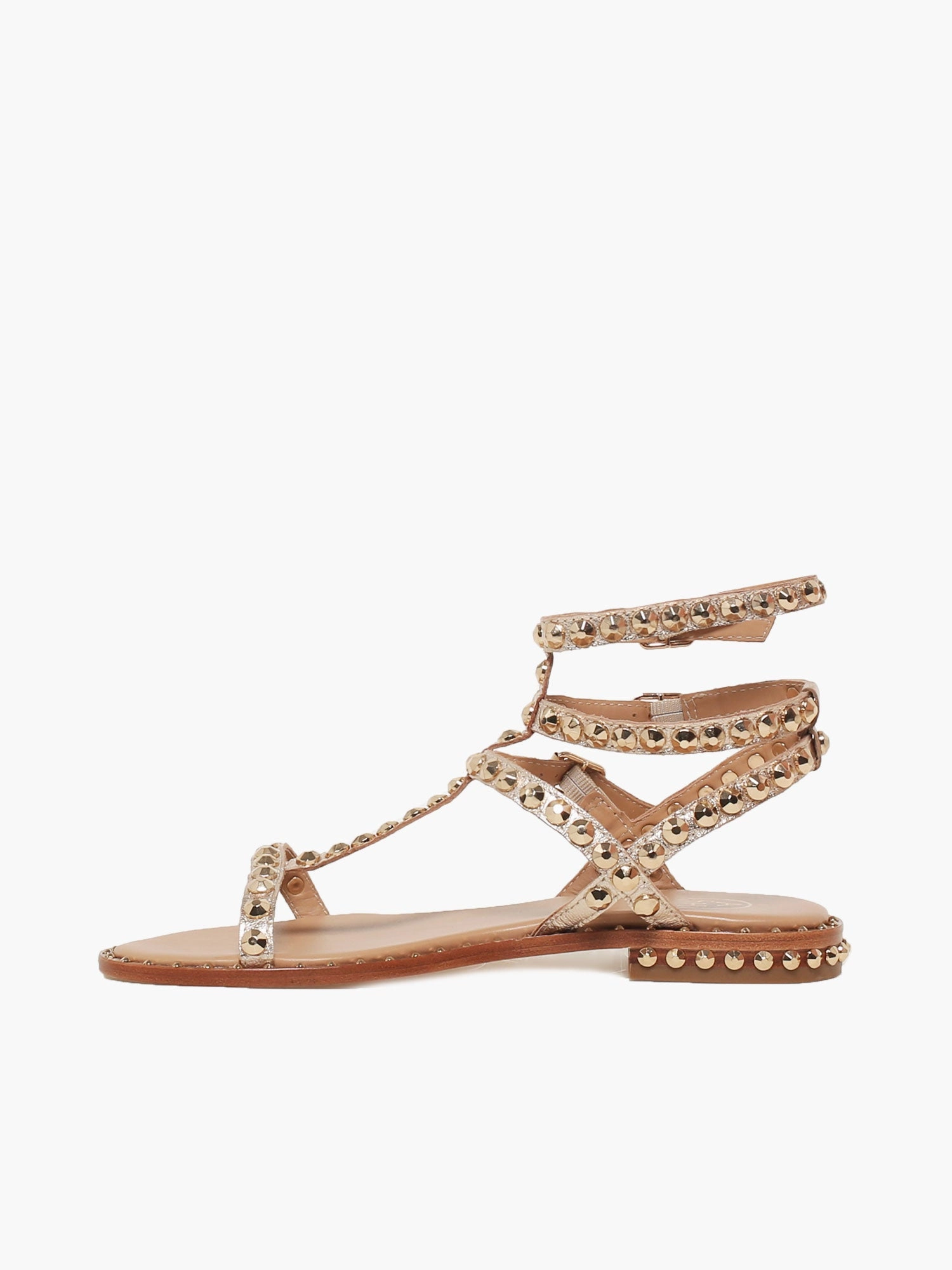 Train Step Play Gold Leather