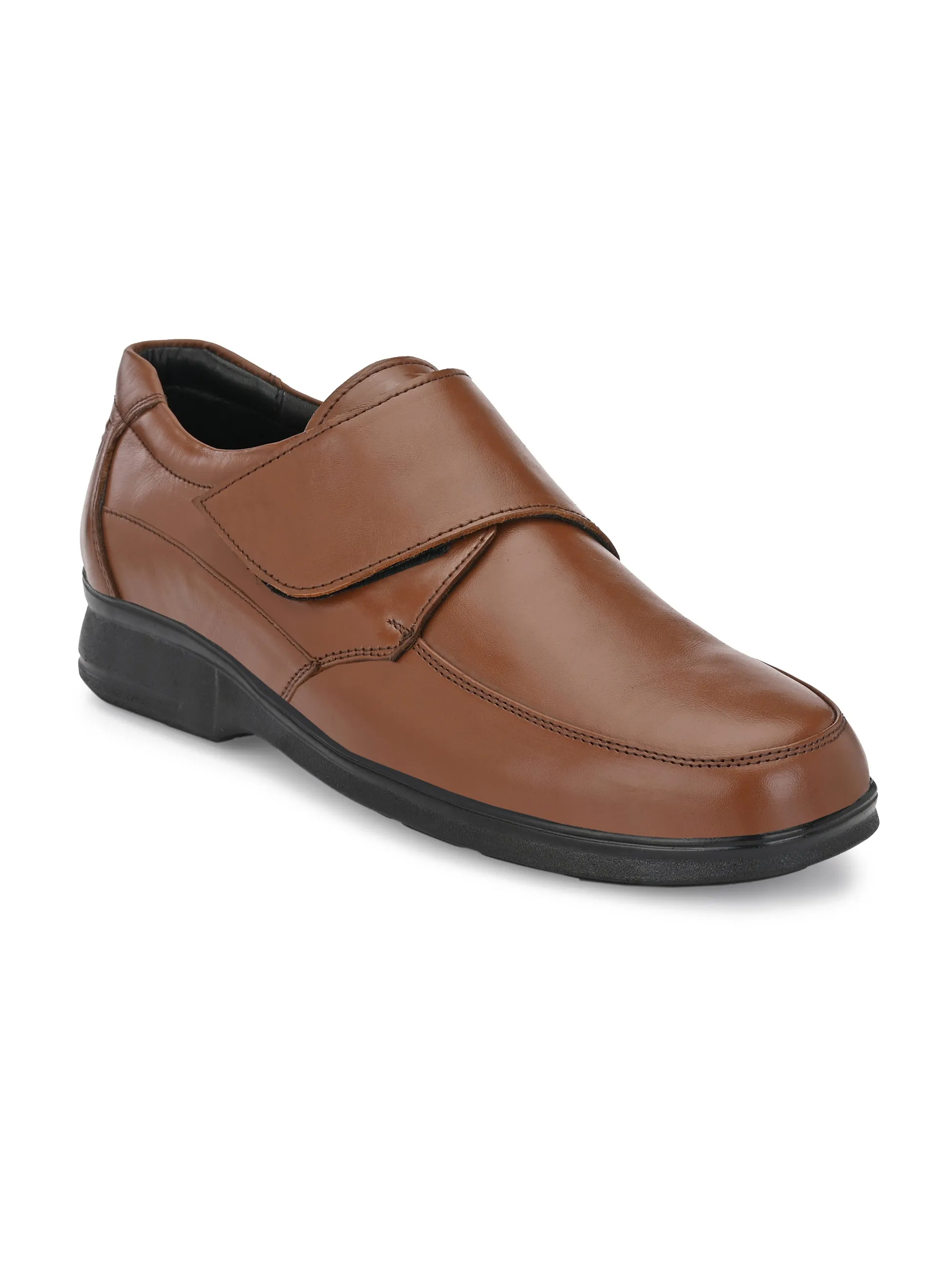 Plus Size Genuine Leather Wide Fit Monk Strap Formal Shoes GT-2