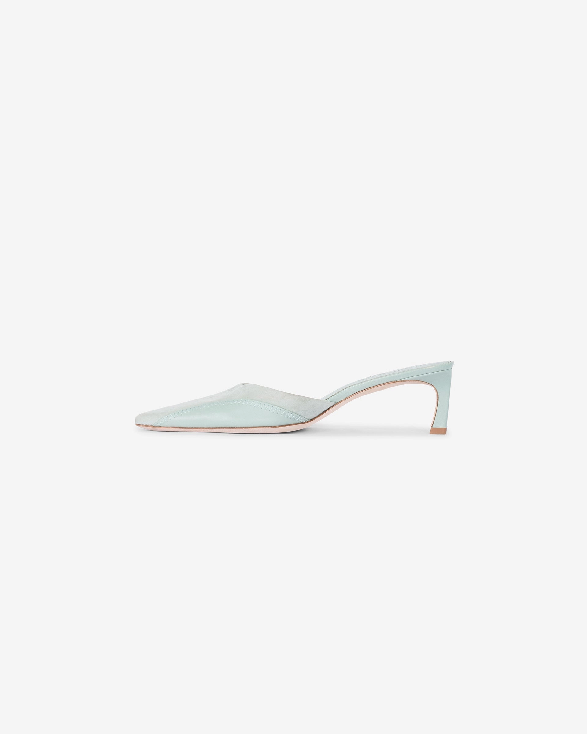 Orthopedic Molded Design Pointed Mule - Basil