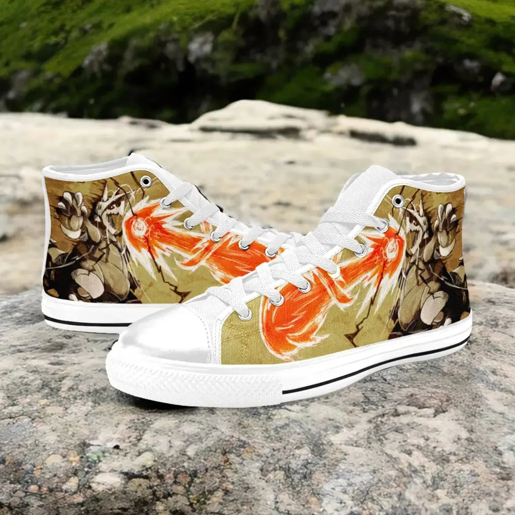 Pokemon Aggron Shoes High Top Sneakers for Kids and Adults