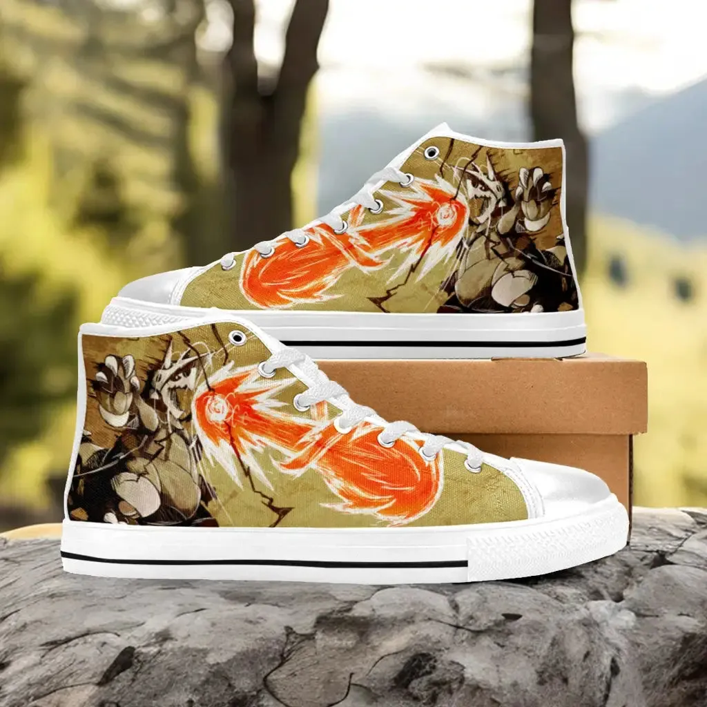 Pokemon Aggron Shoes High Top Sneakers for Kids and Adults
