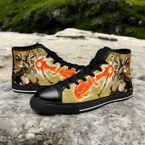 Pokemon Aggron Shoes High Top Sneakers for Kids and Adults