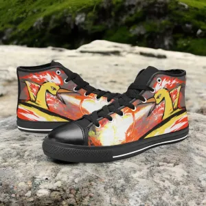 Pokemon Moltres Shoes High Top Sneakers for Kids and Adults