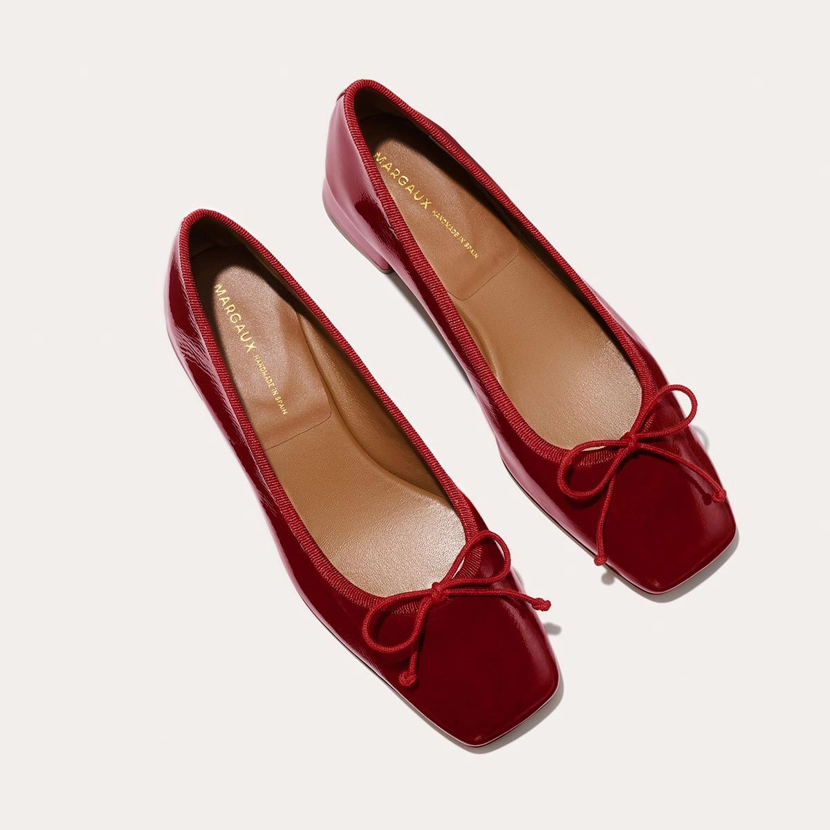 The Ada - Berry Crinkle Patent Open Toe Evening Pumps Textured Finish