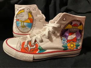 Povero Gabbiano Custom Sneaker Shoes One Size EU