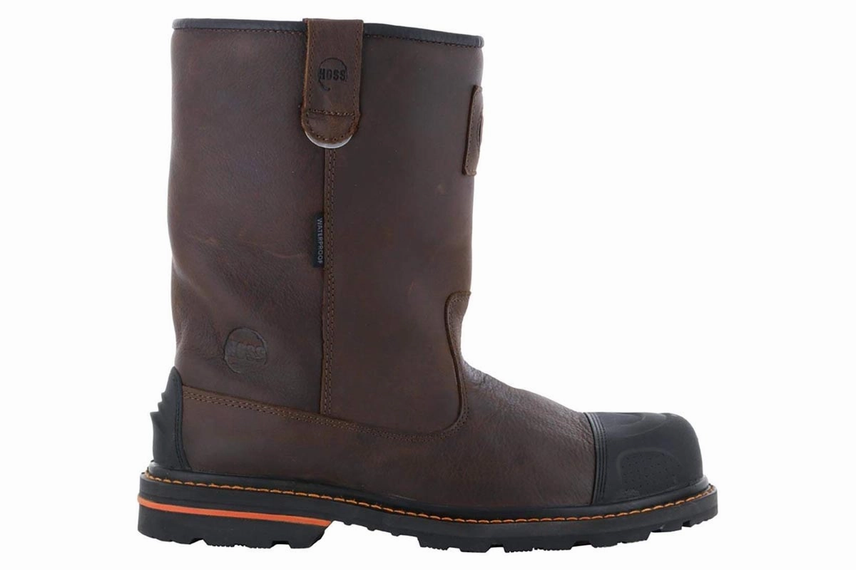 Square Toe Heavy Duty Support Hoss Cartwright Soft Toe Wellington Boot