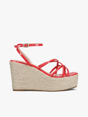 Practical Walking Shoes Aria Red Verniz Show Aria Red Verniz Show Easy Slip On