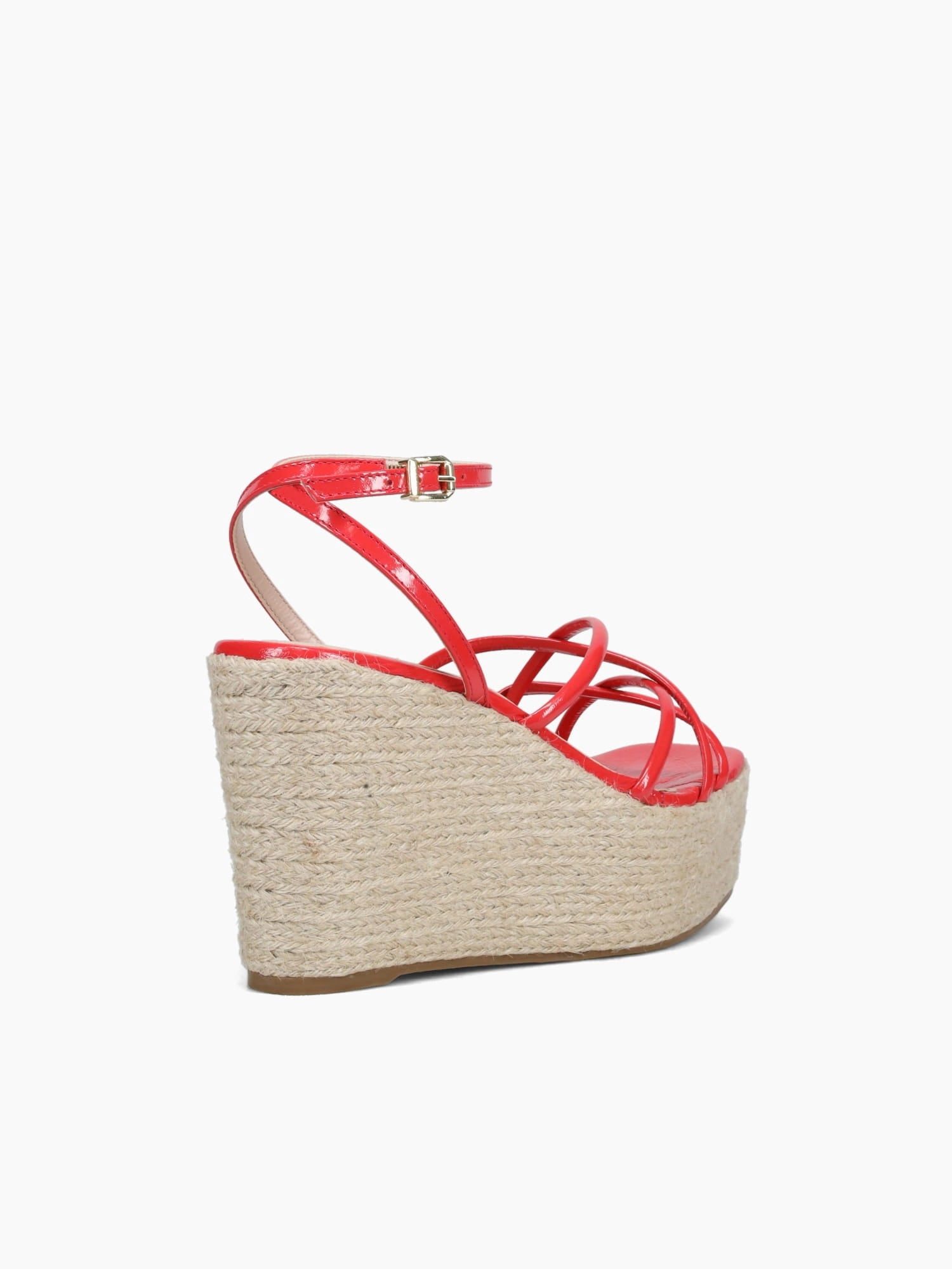 Aria Red Verniz Show Street Walk Recycled Fabric Webbing