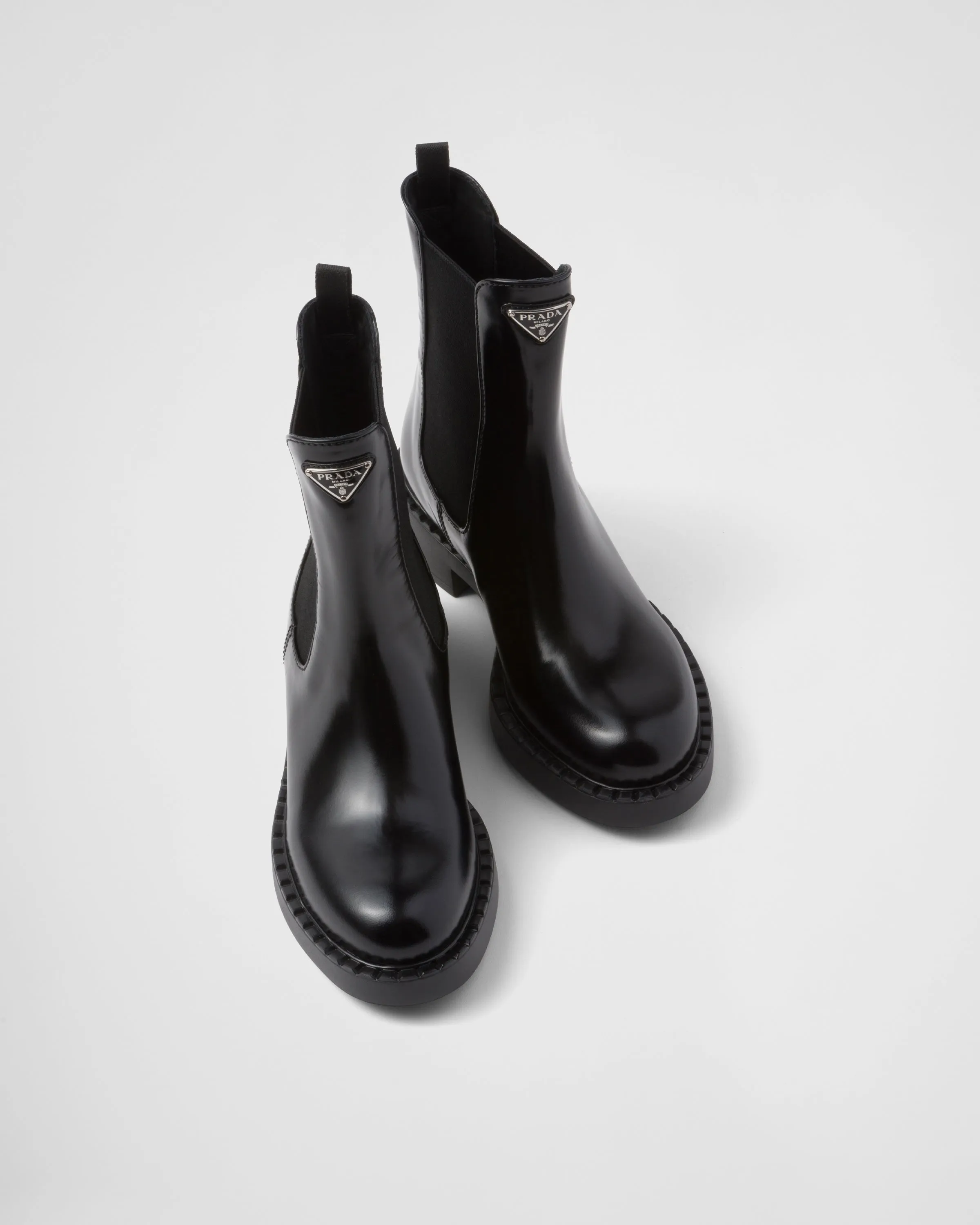 Prada Brushed Leather Pumps