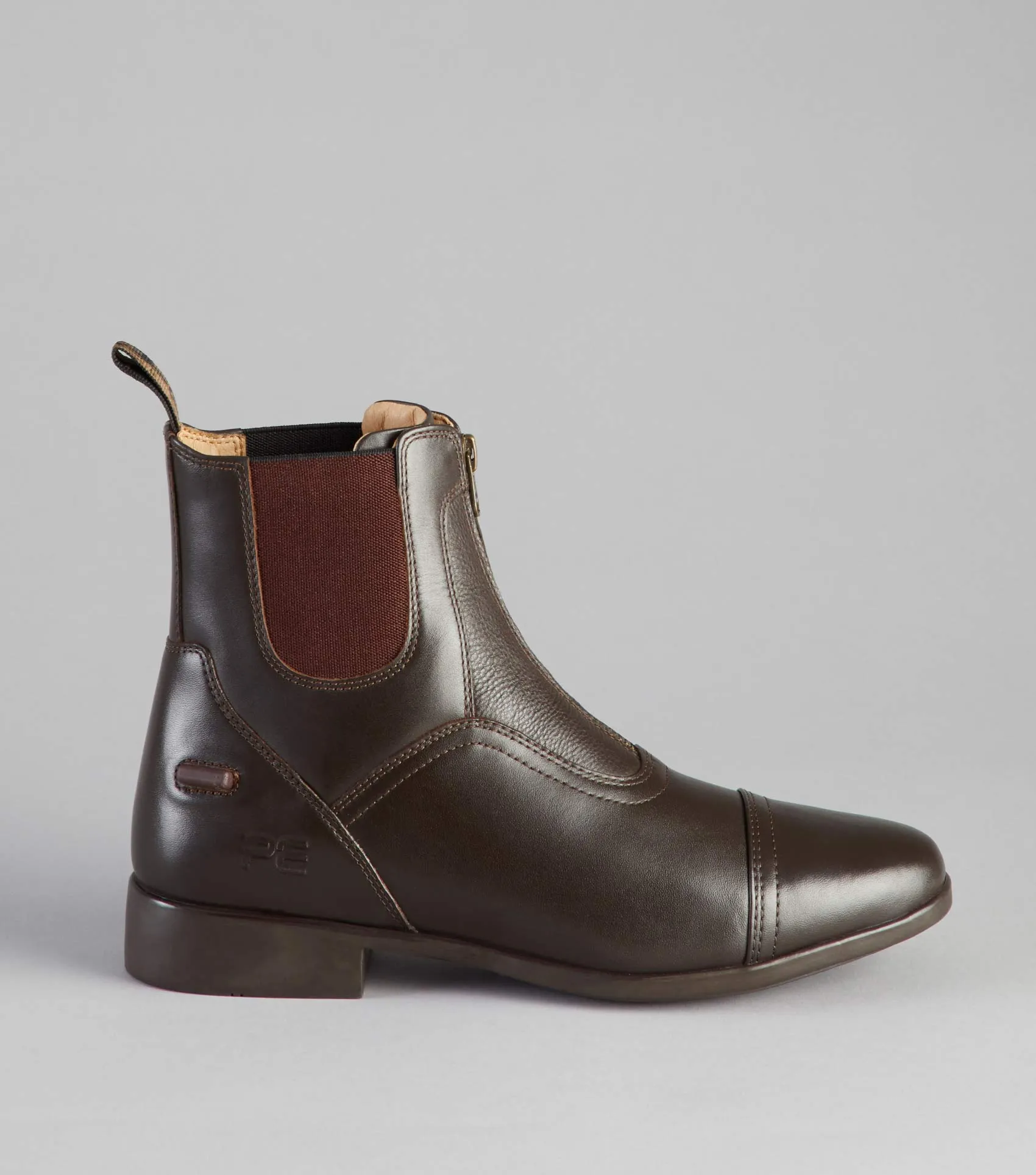 Premier Equine Virtus Junior Leather Paddock Boot - Brown