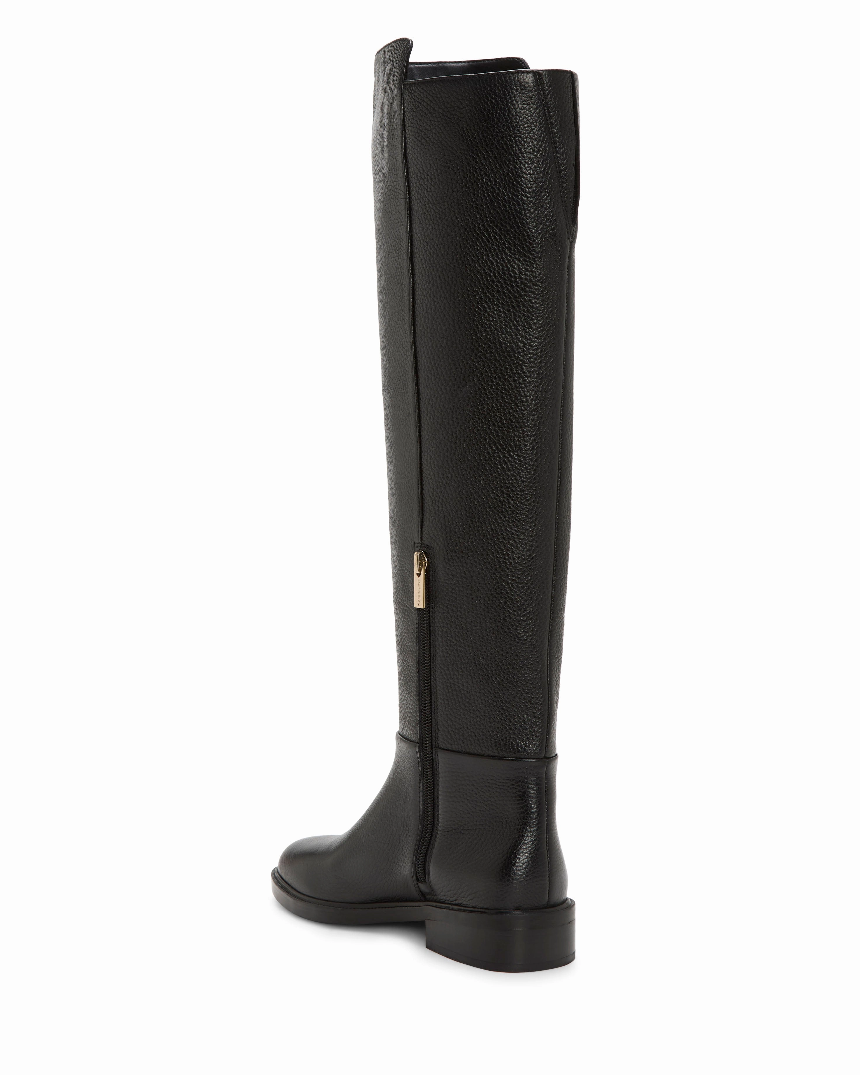 Amiyah Wide Calf Knee High Riding Boot Mid Top