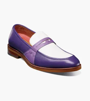 Prichard Moc Toe Penny Slip On-PURPLE MULTI | Stacy Adams New product launch Prichard Moc Toe Penny Slip On-PURPLE MULTI | Stacy Adams Classy stability