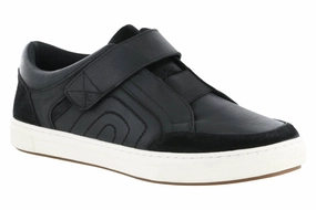 Propet Kade Velcro Sneaker Black Stability Focus Lifestyle Pick Ventilated Mesh Propet Kade Velcro Sneaker Black